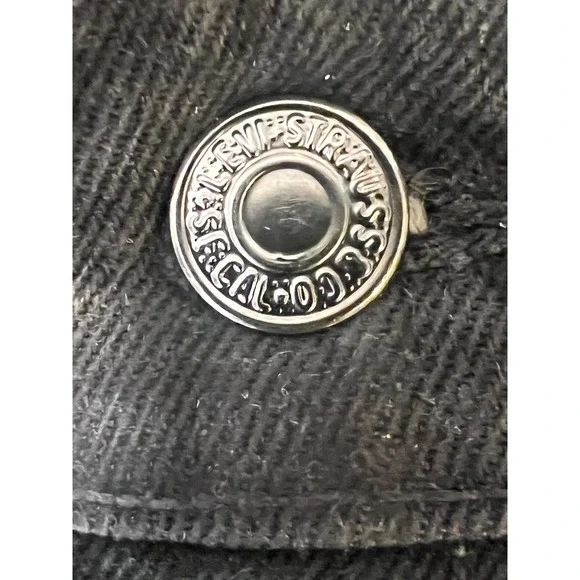 Vintage 90s Levis 545 Jeans Mens 44x32 Black Orange Tab Loose Fit‎ Baggy Mexico - Picture 10 of 12